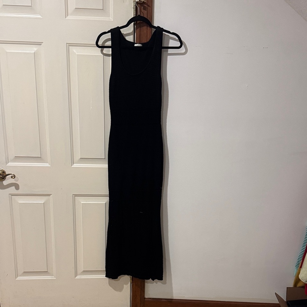 Z Supply Black sweater Maxi Dress